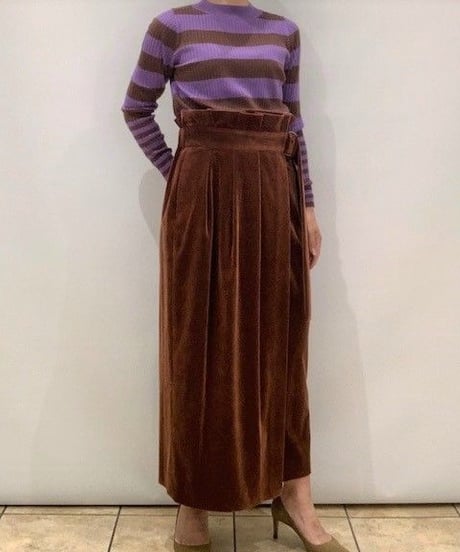 【Brahmin/ブラーミン】コーデュロイハイウエストタイトスカート