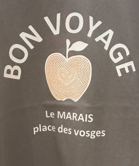 【Le MARAIS ／ル マレ】アップルスパンコールロゴTシャツ