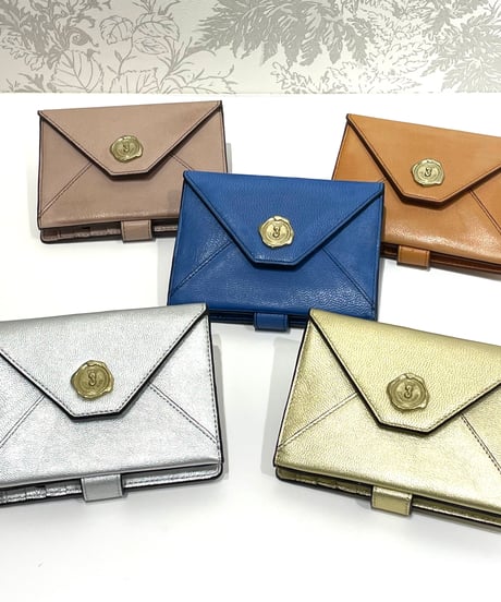 【SAN HIDEAKI MIHARA／サンヒデアキミハラ】メール型 二つ折り財布