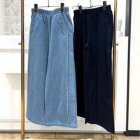 【Srieee ／シュリ】スウェットデニムワイドパンツ