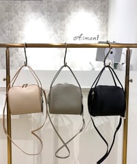 【BRAHMIN／ブラーミン】BEAURE  カウレザー2wayドラム型ミニボストン