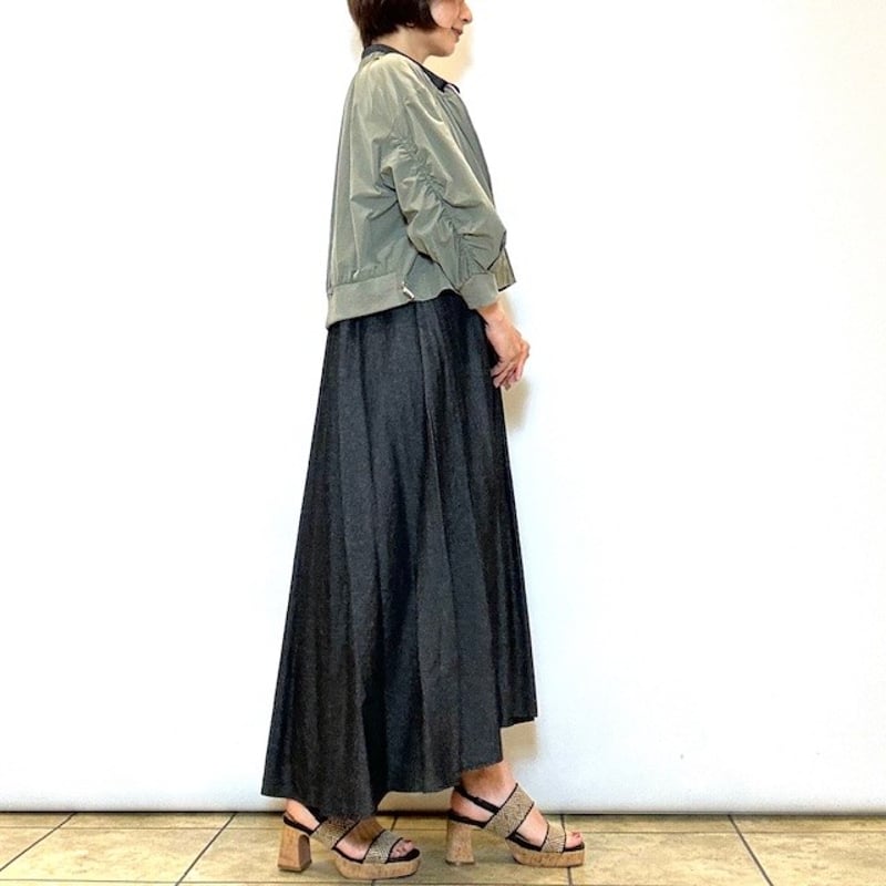 BEATRICE／ベアトリス】MA-1風七分袖ショートブルゾン | Aimant