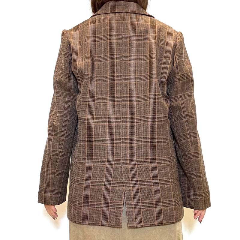 ラリアムー　ジャケット Lallia mu／ラリアムー】3wayチェックジャケットセットベスト