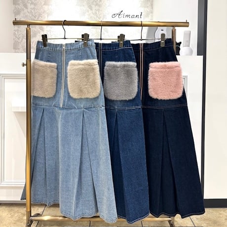 新品タグ付き♡ミーアアステリズム ファースリーブGジャン CATEGORY Mia Asterism | Aimant-エマン