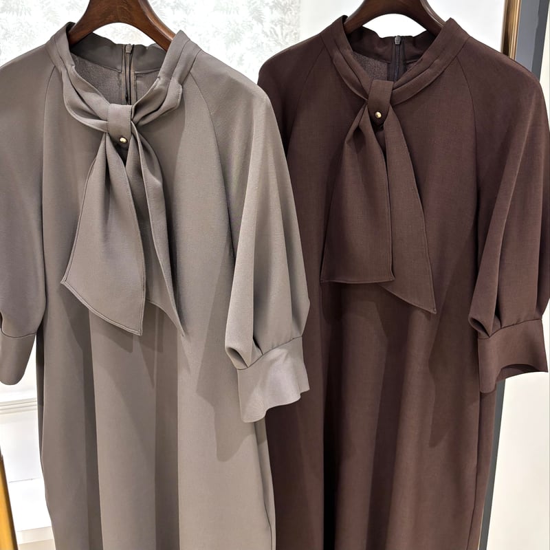 Brahmin／ブラーミン】6分袖クロスタイワンピース | Aimant-エマン