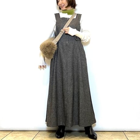 【atelier brugge／アトリエブルージュ】エコファースクエアバッグ