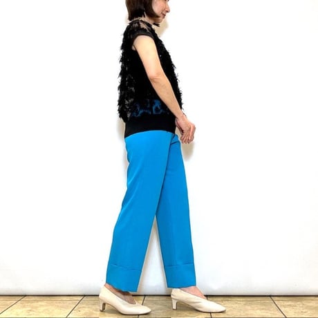 【Srieee／シュリ】ダブルヘムテーパードパンツ