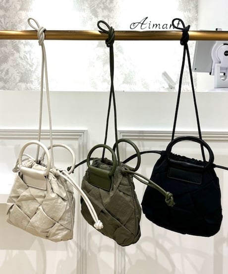 【COOMB／クーム】メッシュ編みミニショルダーバッグ