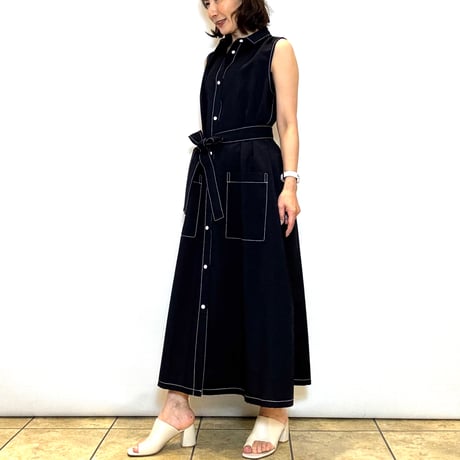 【C’est moijeu／セモワージュ】エステルスキッパーワンピース