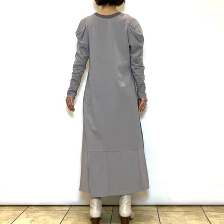 【Lallia mu／ラリアムー】2WAYダブルフェイスカットソーワンピース