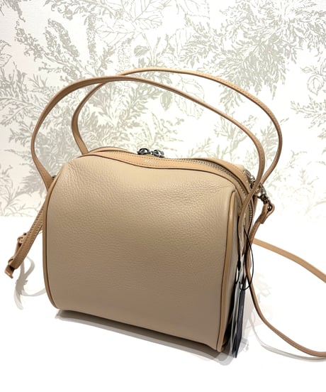 【BRAHMIN／ブラーミン】BEAURE  カウレザー2wayドラム型ミニボストン