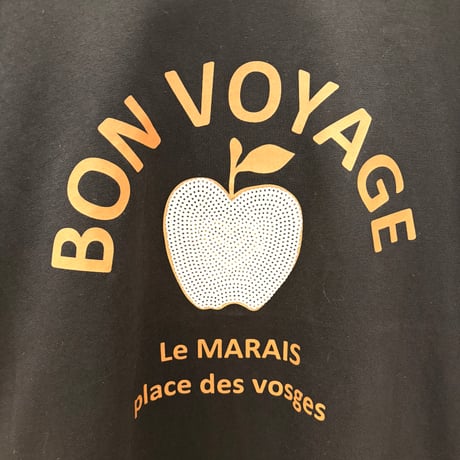 【Le MARAIS ／ル マレ】アップルスパンコールロゴTシャツ