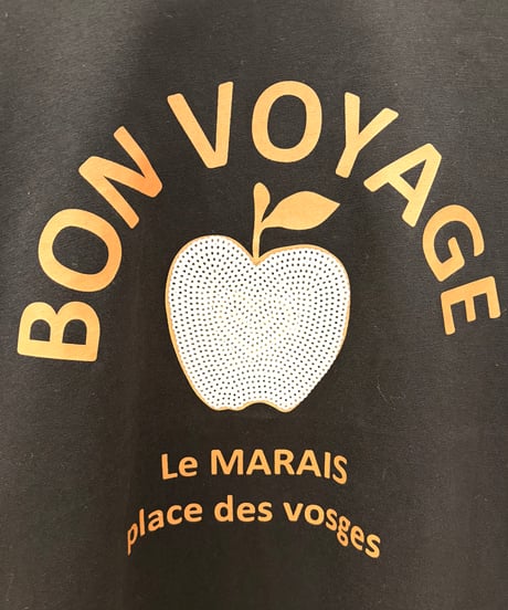 【Le MARAIS ／ル マレ】アップルスパンコールロゴTシャツ