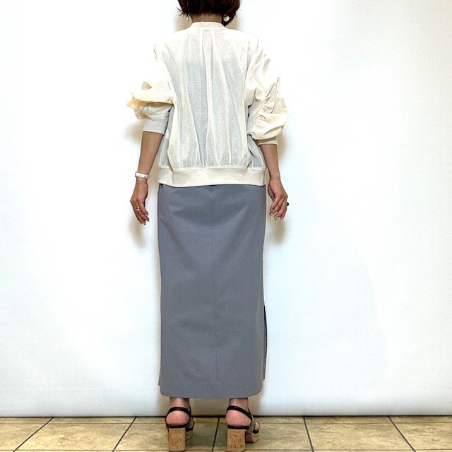 mckeeです！cafune 【新品】袖ギャザーシアーブルゾン mckee様専用です！cafune 【新品】袖ギャザーシアーブルゾン