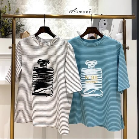 【COOMB／クーム】箔プリントロゴTシャツ