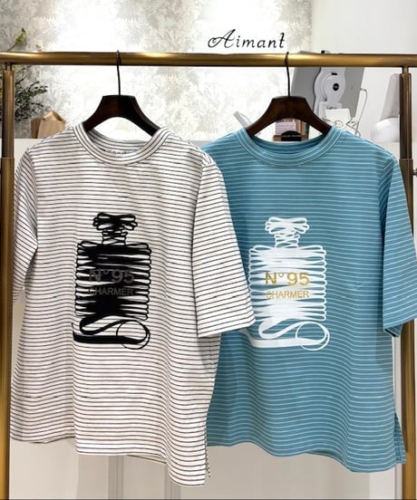 【COOMB／クーム】箔プリントロゴTシャツ