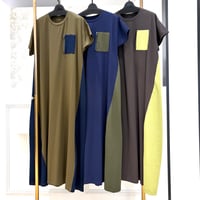 【C'EST MOIJEU／セモワージュ】サイド配色カットソーワンピース