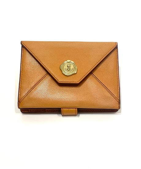 【SAN HIDEAKI MIHARA／サンヒデアキミハラ】メール型 二つ折り財布