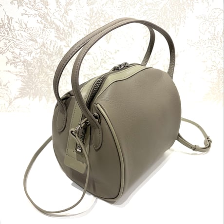 【BRAHMIN／ブラーミン】BEAURE  カウレザー2wayドラム型ミニボストン