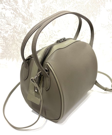 【BRAHMIN／ブラーミン】BEAURE  カウレザー2wayドラム型ミニボストン