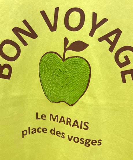 【Le MARAIS ／ル マレ】アップルスパンコールロゴTシャツ