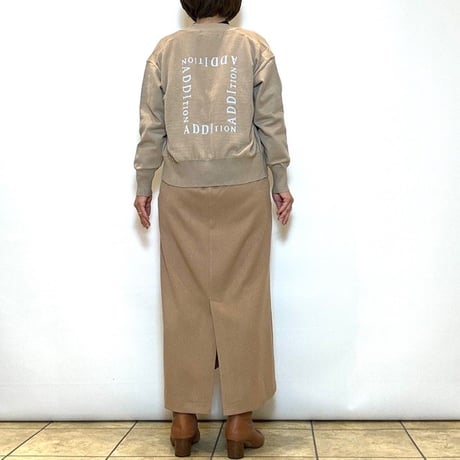 【Mylanka／ミランカ】バックロゴニットカーディガン