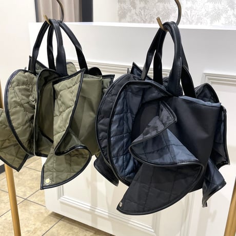 【美品】Ampersand フラップトートバッグ ブラック Ampersand（アンパサンド）の「【Ampersand/アンパサンド