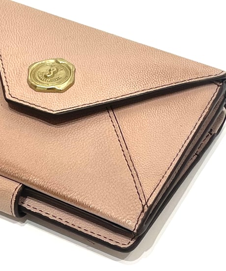 【SAN HIDEAKI MIHARA／サンヒデアキミハラ】メール型 二つ折り財布