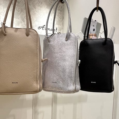 【Brahmin／ブラーミン】BEAURE カウレザー ブガッティ型2wayミニショルダー