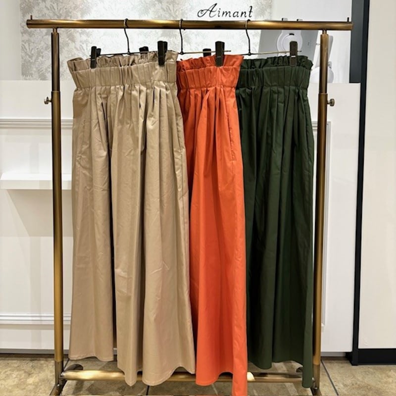 Mylanka／ミランカ】タックディティールAラインスカート | Aimant-エマン 