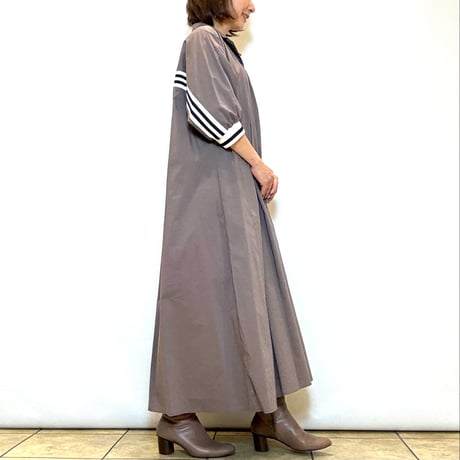 【C‘est moijeu／セモワージュ】 バックラインシャツワンピース