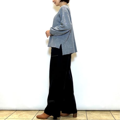 【Brahmin／ブラーミン】ステッチシルエットパンツ