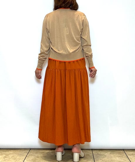 【BRAHMIN／ブラーミン】配色ラインカーディガン