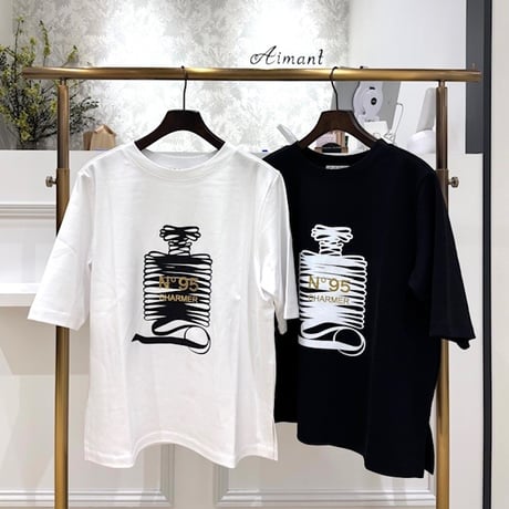 【COOMB／クーム】箔プリントロゴTシャツ
