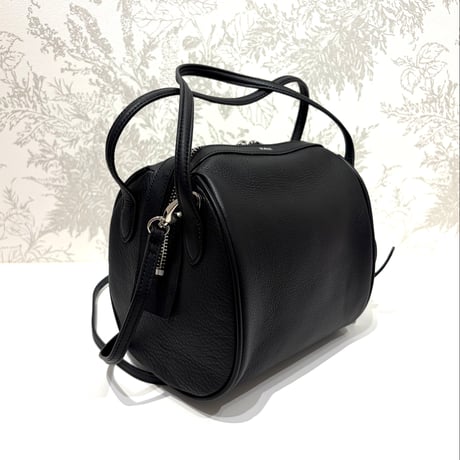 【BRAHMIN／ブラーミン】BEAURE  カウレザー2wayドラム型ミニボストン