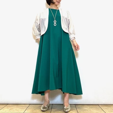 【Brahmin／ブラーミン】異素材ボレロカーディガン
