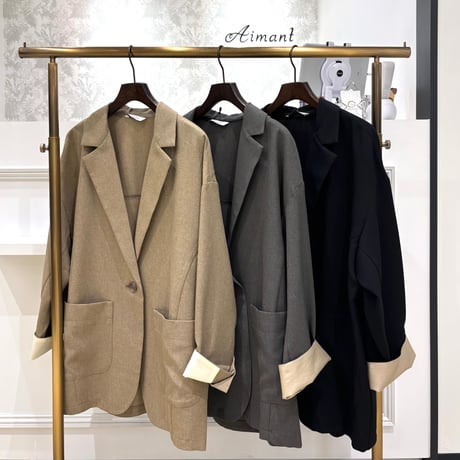 trois トロワ　ウールコート trois トロワ ウールコート