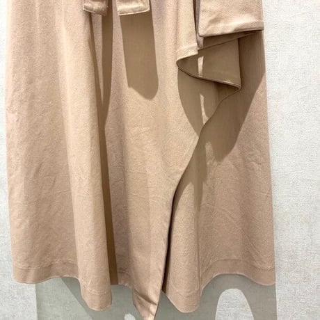【HERENCIA／ヘレンチア】アシンメトリーラッフル巻きスカート