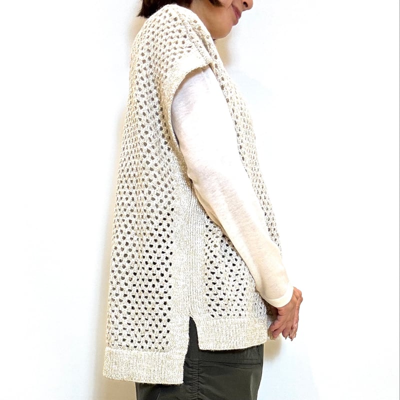 BEST MADE ベストメイド Seamless&Steadfast セット ATELIER SIX／アトリエシックス】メッシュニットベストツイン