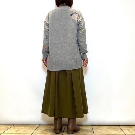 【Brahmin／ブラーミン】エンブロイダリーカーディガン