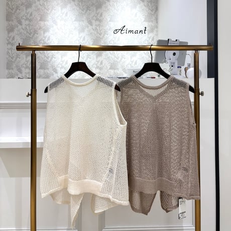 BRAHMIN フリル切替 ニットプルオーバー フリル切替七分袖ニット|レリアン プラスハウス | レリアン公式