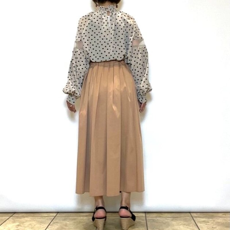 リバーシブルタフタスカート【ウエストゴム仕様】-