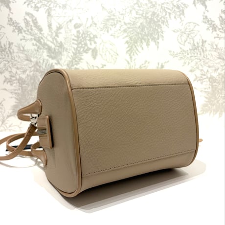 【BRAHMIN／ブラーミン】BEAURE  カウレザー2wayドラム型ミニボストン