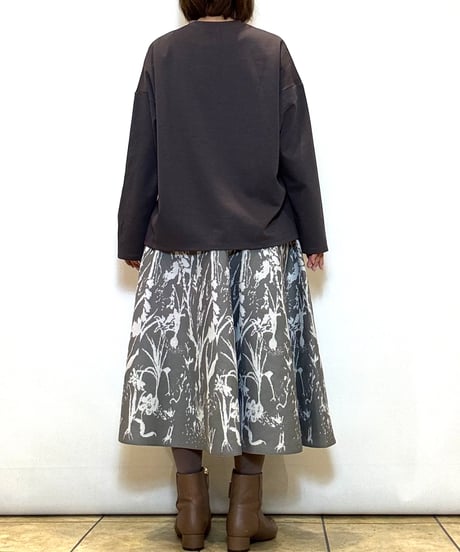 【Brahmin／ブラーミン】ガールモチーフイラストTシャツ