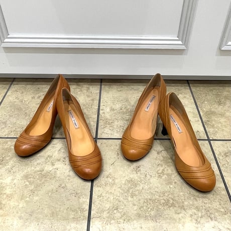 アトリエブルージュ レザー ソフト カッター パンプス アトリエ
