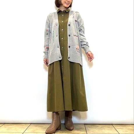 【Brahmin／ブラーミン】エンブロイダリーカーディガン