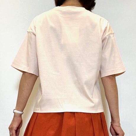 【COOMB／クーム】５分袖箔プリントTシャツ