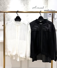 【C'EST MOIJEU／セモワージュ】メッシュドッキングブルゾン