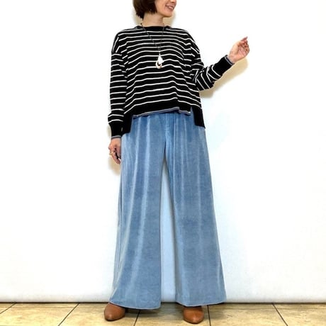 【C’est moijeu／セモワージュ】スノーベロアパンツ