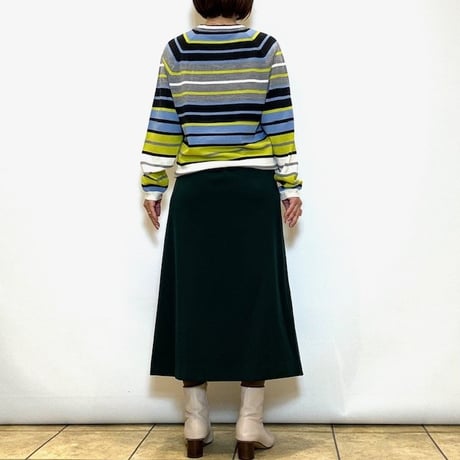 【Brahmin／ブラーミン】裏起毛ラップスカート
